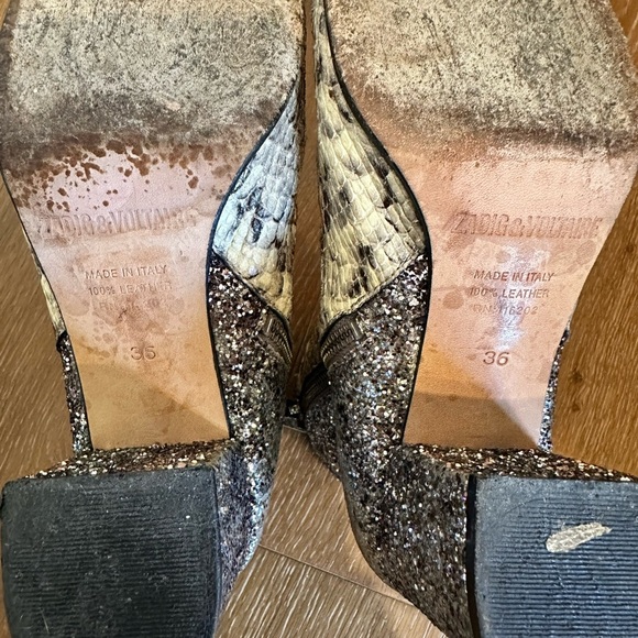 Zadig & Voltaire Leather Boots Size 36 US 5 - Picture 9 of 9